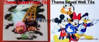This playful carpet is great for nature lovers or kids who always want to stay outside five minutes more. Friendly Floorings For Kids Room Contractorbhai