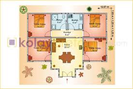 Evviva home residence'ta 1 oda 1 salon daireler; 106 M2 Prefabrik Ev 4 1 Kolay Prefabrik