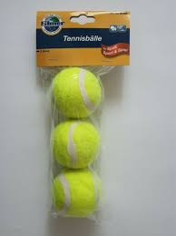 Tennis balls are covered in a fibrous felt which modifies their aerodynamic properties, and each has a white curvilinear oval covering it. Tennisballe Gelb 65 Mm Tennisball 20429 Von Filmer Gunstig Kaufen Ebay
