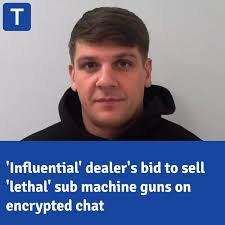 The weapons he offered for sale included AK47 assault rifles and Skorpian  and Uzi sub machine guns