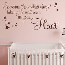 Now, i have six children and no theories. Sometimes The Smallest Things Take Up The Most Room In Your Heart Wall Sticker Quote Decals