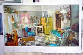 Bamboo spoons for cooking cartoon lilo and stitch slotted kitchen burned utensils fun gift idea for family（5 pieces）utensil set. Paul Felix S Sketches Meet Peter Moehrle S Paints The Disney Elite Concept Art Books Disney Concept Art Lilo And Stitch