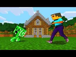 Realistic Minecraft Life Noob Vs Creeper Minecraft Animation Youtube In 2020 Creeper Minecraft Minecraft Realistic