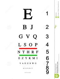 Eye Test Chart Stock Illustration Illustration Of Focus