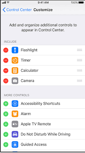 How To Access And Customize The Control Center On The Iphone X Custom Ios 11 Ios Features