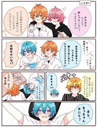 落花生 on twitter 酔っ払いメンバーの相手するジェルくん すとぷりギャラリー in 2021 anime chibi manga anime
