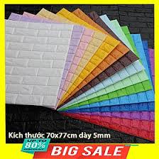 Mua Xốp Dán Tường 3D Giả Gạch 70x77 cm Nhiều Màu Tiện Lợi Cách Âm, Chống  Nóng, Chống Ẩm Mốc | Tiki