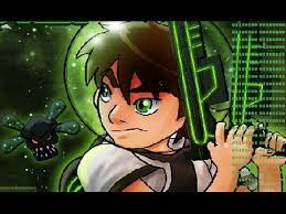 كرتون بن 10 قناص الكائنات الفضائية العاب بن تن 2015 anime cartoon art