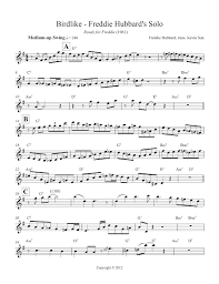 solo transcriptions trumpet saxopedia