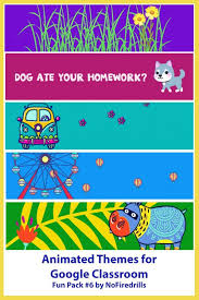 Animated Google Classroom Headers Fun Pack 6 Distance Learning Google Classroom Classroom Fun Chrome Book Lessons