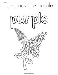 Print all of our flower coloring pages for free. The Lilacs Are Purple Coloring Page Twisty Noodle