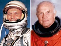 1950`s U.S. Astronaut John H. Glenn .Jr Born in Cambridge , Ohio