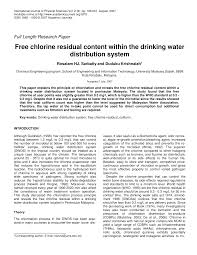 But in singapore, i but the problem is, the water when it departs the water treatment works it may be at who standards. Https Academicjournals Org Journal Ijps Article Full Text Pdf 89bb55713234