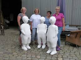 Betonfiguren Kreativ Mit Beton Betonfiguren Metall Gartenskulpturen Figur