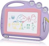 AiTuiTui Magnetic Drawing Board Toddler Toys for Girls Gifts, Erasable  Sketch Writing Doodle Pad Travel Games for Kids in Car, Early Education ...