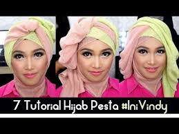 7 Tutorial Hijab Pesta Dan Wisuda Inivindy Youtube Hijab Tutorial Tutorial Hijab Pesta Hijab