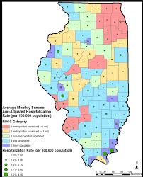 Chicago, which is home to 2,720 the next largest county is neighboring dupage, with 933,736 people. Map Of Illinois Showing Urban Rural Classifications And Average Monthly Download Scientific Diagram