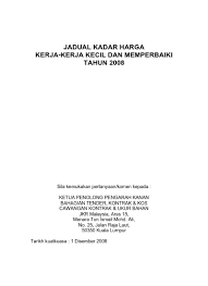 Jkr schedule of rate 2007 deep foundation mortar masonry. Top Pdf Jadual Kadar Harga Kerja Kerja Kecil Dan 123dok Com