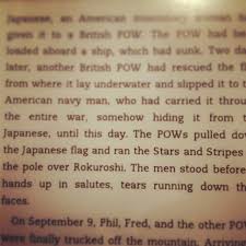 Any quotes that tie into heroism, moral courage, or physical courage would really help give me anything with page numbers i'm desperate. Louis Zamperini East 82nd