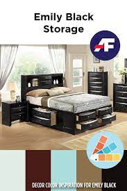 Sets priced to move at prices as low as $300. B4285 Qn3pc Emily Black Storage Queen 3pc Bedroom Set Bedroom Set Bedroom Collection Bedroom