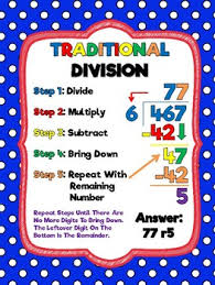 Traditional Division Anchor Chart