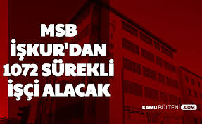 Tersaneye işçi alımı için işkur'a başvurular başladı. Milli Savunma Bakanligi Iskur Dan 1072 Surekli Isci Alimi Yapacak Iste Basvuru Sartlari