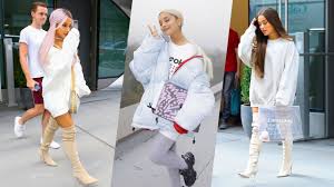 Ariana grande is an american singer and actress with an unusual timbre of voice. Ariana Grande S Hairstyle Casual Style Street Style Outfits 2018 Youtube