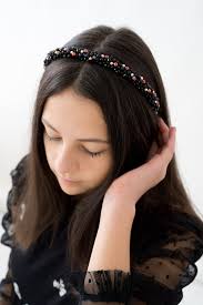 Crystal Spring Headband, Crystal Hair Band, Bridesmade Crystal Red  Headband, Bridal Hair Accessories, Prom Accessories, Personalized Gift