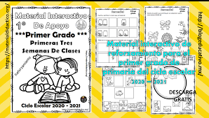 94 266 просмотров 94 тыс. Material Interactivo De Reforzamiento Para El Primer Grado De Primaria Del Ciclo Escolar 2020 2021 Material Didactico Y Planeaciones