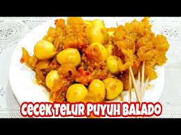 Sate merupakan makanan yang berasal dari ponorogo, jawa timur. Cecek Telur Puyuh Balado Pedas Super Enak Dan Mudah Litetube