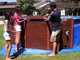 Kit habillage piscine tubulaire intex. Habillage Piscine Tubulaire Sequoia Intex Youtube