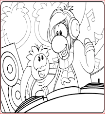 Club Penguin Coloring Pages Ninja