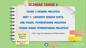 Buku teks kssr tahun 4 ini tidak lagi digunakan bermula tahun 2020 kerana digantikan dengan buku teks versi kssr (semakan 2017) tahun 4. Pembentukan Malaysia Sejarah Tahun 6 Sejarah Tahun 6 Add To My Workbooks 0 Embed In My Website Or Blog Add To Google Classroom Klien