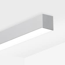 The most common linear ceiling light material is metal. Alcon 12200 4 S Rft Linear Ceiling Surface Mounted Led Light Commercial Grade Assembled In The U S A