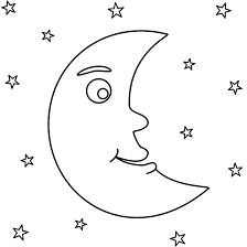 For all this, the girl is inspired by the memories of her mother. Moon And Stars Coloring Pages Printable Coloring Home