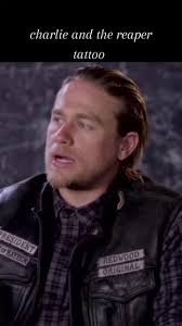 charlie hunnam and the reaper tattoo sons of anarchy #sonsofanarchy #s...