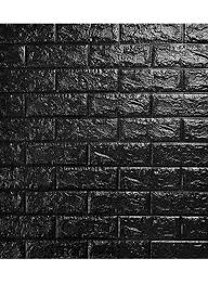 سعر ورق جدران ثلاثي الأبعاد بنمط طوب أسود 77x70سنتيمتر فى السعودية نون السعودية كان بكام