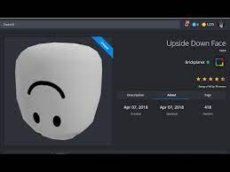 Currently, there are over millions of items. Weird Hats Roblox Released As A Toy Code Upside Down Face Youtube