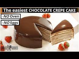 15 Minute Chocolate Crepe Cake Anyone Can Make Youtube Crepe Cake Chocolate Crepes Easy Chocolate