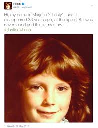 Missing: Marjorie Christina "Christy" Luna