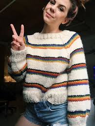 During our summer vacation last year, i started knitting the weekender sweater pattern i don't usually take the time to knit a lot of personal projects, so i was very much looking forward to this one. 12 Chunky Knit Sweater Patterns For Women Mom S Got The Stuff