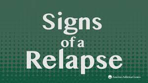 We are addicted to our thoughts. Warning Signs Of Relapse Depression Stress And Other Triggers