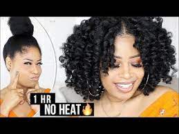 Use This Amazing Method To Get The Perfect No Heat Ultra Defined Curls African American Hairstyle Vi Natural Hair Tutorials Curls No Heat Natural Hair Styles