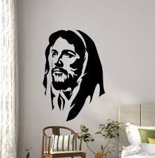 See more ideas about jesus pictures, jesus, christian art. The Heart Of Jesus Christ Portrait Wall Stickers Home Decor Living Room 3d Poster Classic Jesus Wall Decal Mural Art A713 Buy At The Price Of 7 98 In Aliexpress Com Imall Com