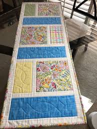 Easter Table Runner Spring Table Runner Quilted Table Runner Revsersible Table Runner Table Runner 15 1 Quilted Table Runners Table Quilts Spring Table Runner