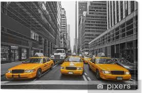 Professional experienced drivers book taxi new york provide professional drivers with vehicles that meet local regulations for the transport of persons. Leinwandbild Tyellow Taxis In New York City Usa Pixers Wir Leben Um Zu Verandern