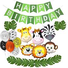 See more ideas about baby shower, jungle party, safari theme. 27pcs Animal Balloons Set Jungle Safari Theme Party Souvenirs Supplies Kids Birthday Party Baby Shower Decorations Shopee Philippines