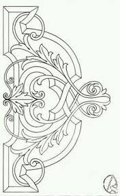 pin by esther slmn on ornaments with images stencil patterns tooling patterns stencil designs