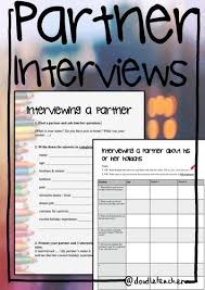 Partner Interviews Zum Kennenlernen Einstieg Icebreaker Unterrichtsmaterial Im Fach Englisch Englischunterricht Unterrichtsmaterial Interview