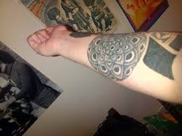 Went for my first tattoo in about 15 years. Tattoo Removal Forearm All Black Dotwork Solid Black